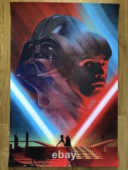 Star Wars Cloud City Duel Screen Print By Kevin Tong Mondo Sold Out