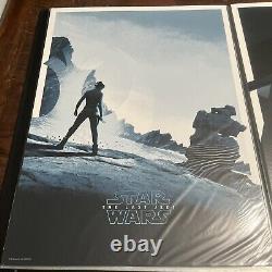 Star Wars Episode VIII The Last Jedi Rey & Keylo Ren Matt Ferguson Sold Out Art