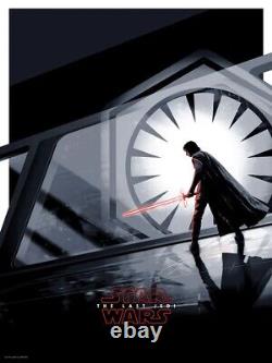 Star Wars Episode VIII The Last Jedi Rey & Keylo Ren Matt Ferguson Sold Out Art