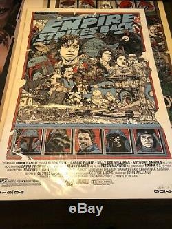 Star Wars Tyler Stout Mondo Print Full Set Of Rare Sold Out Low # 31/850