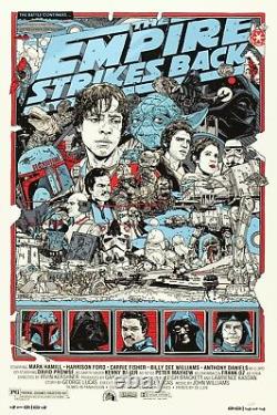 Star wars by Tyler Stout Regular Set of 3 prints Rare Sold out Mondo print