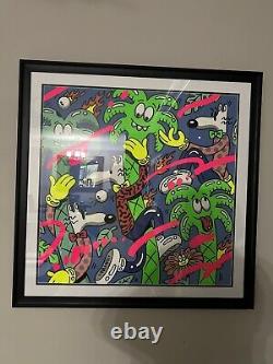 Steven Harrington Holding On Screenprint 1 of 120 SOLD OUT with COA