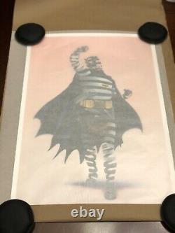 Super A Batman Stefan Thelen LE/75 Sold Out Art Print Mr Super A Beautiful Print