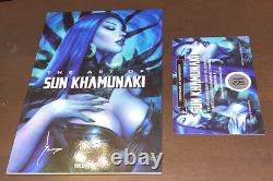 THE ART OF SUN KHAMUANKI VOL 2 LONG SOLD OUT SIGNED BY SUN K WithCOA NM+ FAST SHIP