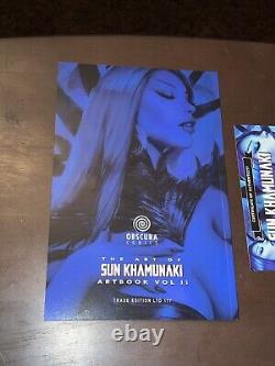 THE ART OF SUN KHAMUANKI VOL 2 LONG SOLD OUT SIGNED BY SUN K WithCOA NM+ FAST SHIP