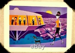 THE DUSKY WALK SCREEN PRINT BY SHAG S/N #5/200 WithCOA SOLD OUT JOSH AGLE