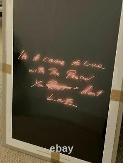 TRACEY EMIN It's a Crime to Live With Sold out Print with COA