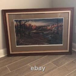 Terry Redlin Indian Summer Sold-Out, Limited-Edition, Signed w COA, Framed