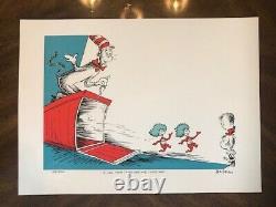 The Art of Dr Seuss I Call Them Thing One. Sold Out Unframed Ted Geisel