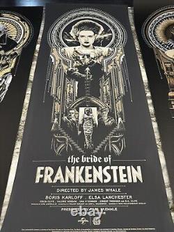 The Bride of Frankenstein Variant Edition Ken Taylor Mondo Print Sold Out Rare