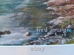 The Country Doctor Fred Thrasher Horse buggy Hand Signed 927/1000 Sold Out