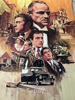 The Godfather (Paul Mann) RARE Signed Giclee Art Print SOLD OUT #xx/30 Mondo