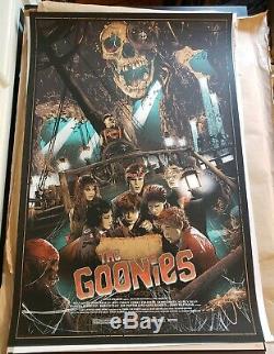 The Goonies Movie Print Poster by Vance Kelly 24x36 RARE MONDO SOLD OUT