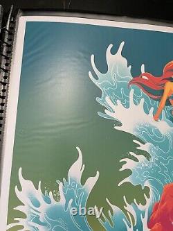 The Little Mermaid by Matt Taylor 57/210 Sold Out Disney Mondo Print Poster