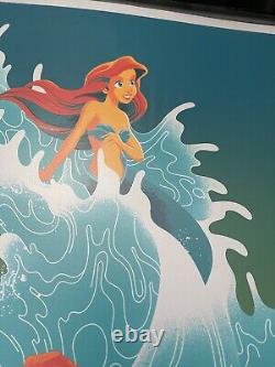 The Little Mermaid by Matt Taylor 57/210 Sold Out Disney Mondo Print Poster