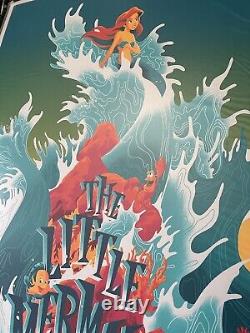 The Little Mermaid by Matt Taylor 57/210 Sold Out Disney Mondo Print Poster