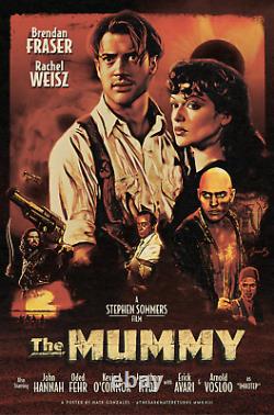 The Mummy Returns by Nate Gonzales 2023 Comic-Con 24x36 Sold Out X/50 Mondo