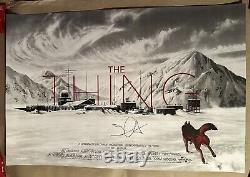 The Thing by Jason Edmiston SIGNED BY JOHN CARPENTER Mondo print sold out