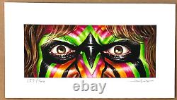 The Ultimate Warrior Ewaf Giclee Print S/n #159/200 Jason Edmiston Sold Out Wwe