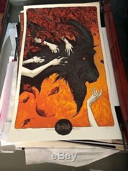 The Witch Aaron Horkey Rare Sold out Mondo Print