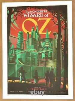 The Wizard Of Oz Lithograph Print By Laurent Durieux S/n #28/300 Pan Sold Out