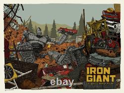 The iron giant by Landland Rare sold out Mondo print