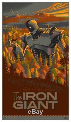 The iron giant by Laurent Durieux Rare sold out Mondo print