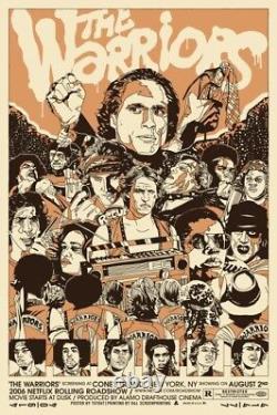 The warriors by Tyler Stout Regular S&N -Very Rare Sold out Mondo print