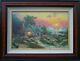 Thomas Kinkade Cottage By The Sea -rare 1992 Sold Out No Longer In Production