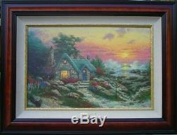 Thomas Kinkade Cottage by the Sea -RARE 1992 Sold Out No Longer in Production