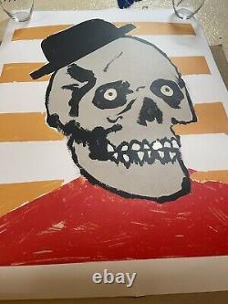 Tim Amstrong Gold Tooth Skull Large Print Sold Out Rancid Limited Edition