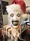 Tinsley Transfers Terrifier 3 Santa Art The Clown Mask Sold Out Autographed