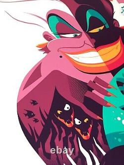 Tom Whalen The Little Mermaid Extremely RARE sold out Print Poster Mondo BNG