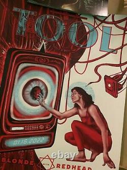 Tool San Francisco, 2022 CONCERT POSTER SOLD OUT / Loot / Zeb Love