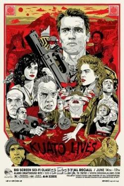 Total recall by Tyler Stout Regular Rare sold out Mondo print