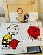Two Mrs Banksy Signed Original Canvas Charlie Brown Ballerina Not Print Sold Out