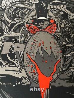 Tyler Stout Alien Signed Limited Edition Rare Sold Out Print Mondo