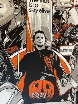 Tyler Stout Halloween Limited Edition Sold Out Print Nt Mondo