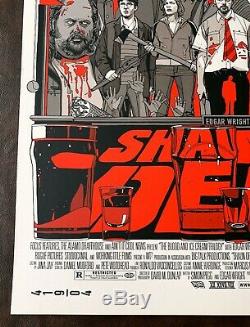 Tyler Stout SOLD OUT Shaun of the Dead Variant Poster Mondo & Alamo Drafthouse