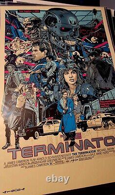 Tyler Stout The Terminator Limited Edition SOLD OUT Screen Print