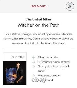 Ultra Limited Edition Displate Witcher on the Path 123/500 SOLD OUT