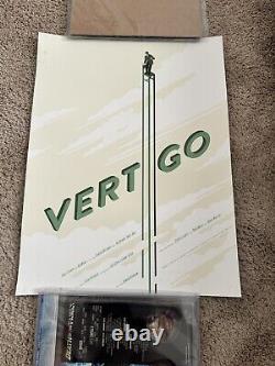 Vertigo Screenprint Poster 18 x 24in Sold Out Mondo Stephan Schmitt Hitchcock