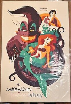 Very Rare MONDO Disney Tom Whalen THE LITTLE MERMAID Print. SOLD OUT