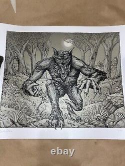 WEREWOLF LTD. ED. #'D SOLD OUT PRINT (by David Welker) BNG NYC