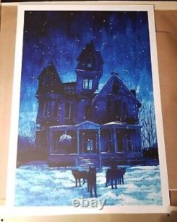 WET TEETH IN THE DARKNESS screen print DANIEL DANGER poster RARE mondo SOLD OUT