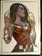 Wonder Woman Art Print Signed By Jenny Frison Art Print C2e2 2020 Sold Out Xx/50