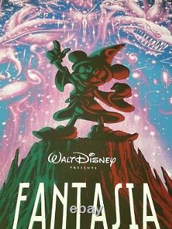 WOW! Disney Fantasia by Jeff Soto Rare Sold Out Mondo Screen Print Poster