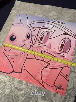 Will Blood Pokémon Pikachu Sold Out Signed Screen print Poster Print