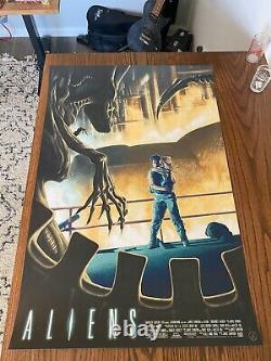 Wolfgang LeBlanc Aliens SIGNED Limited Edition Rare Sold Out Print Nt Mondo
