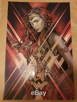Wonder Woman by Martin Ansin Variant Print Poster Sold Out Bottleneck